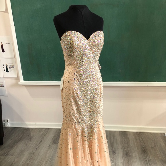 Glow Dresses & Skirts - LIQUIDATION beading prom dress